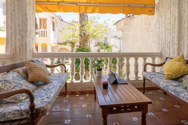 Terras aan de woonkamer
