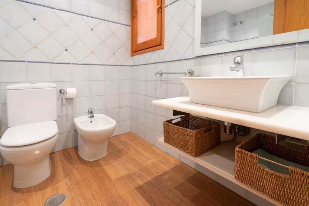 Badkamer op de eerste verdieping